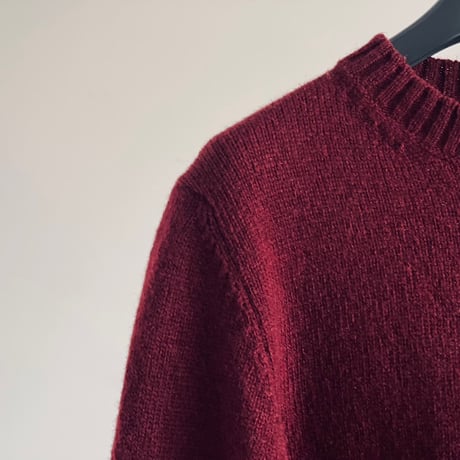 jilsander bordeaux knit