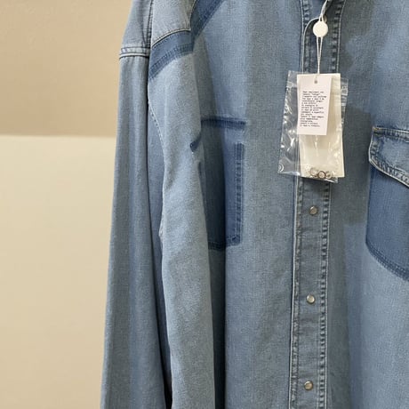 新品 maison margiela 2022ss over size denim shirt