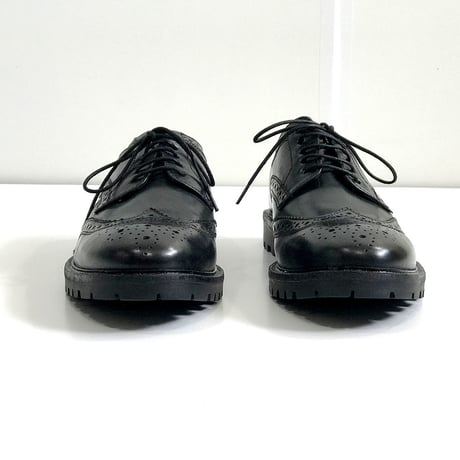 新品 made in Italy wing tip dress shose