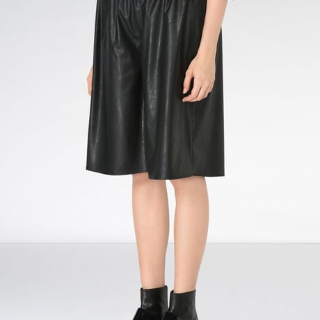 新品 mm6 maison margiela 2021ss fake leather eazy pants S