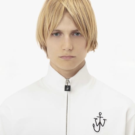 新品 jw anderson half zip sweat