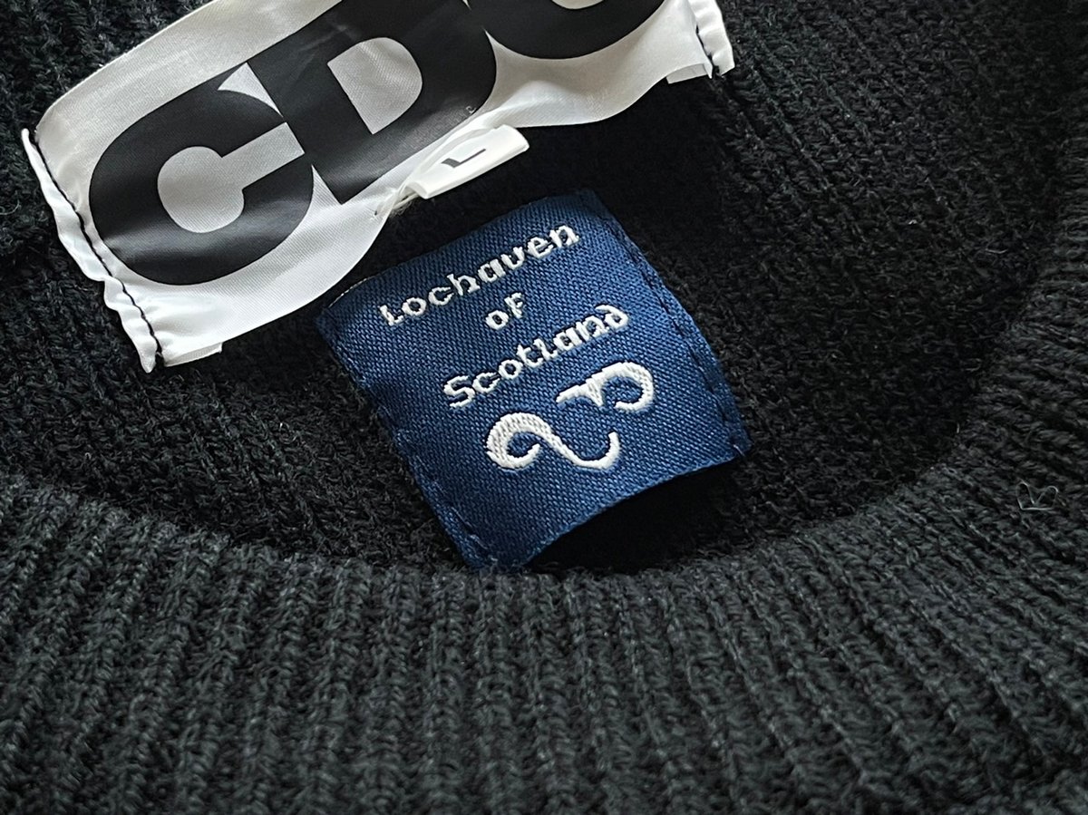 cdg comme des garcons logo knit L | requality
