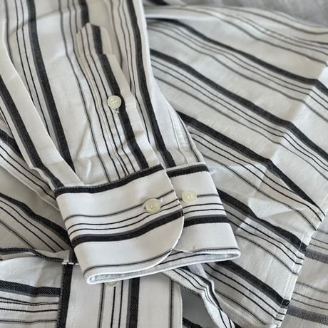 新品 alessandro dell'acqua stripe shirt