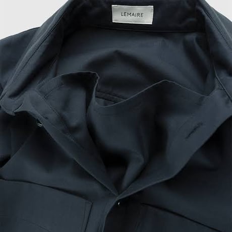 新品 lemaire volcan blue shirt
