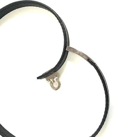 未使用 salvatore ferragamo 2019ss leather bracelet #1