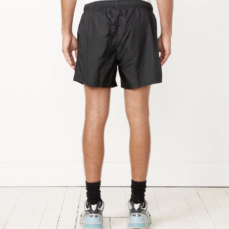 新品 our legacy nylon tech shorts black