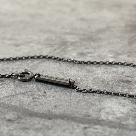 新品 maison margiela 2022aw silver chain logo necklace