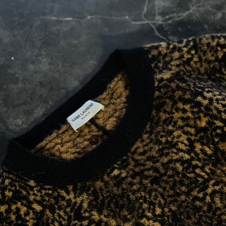 saint laurent 2020aw mohair angola knit