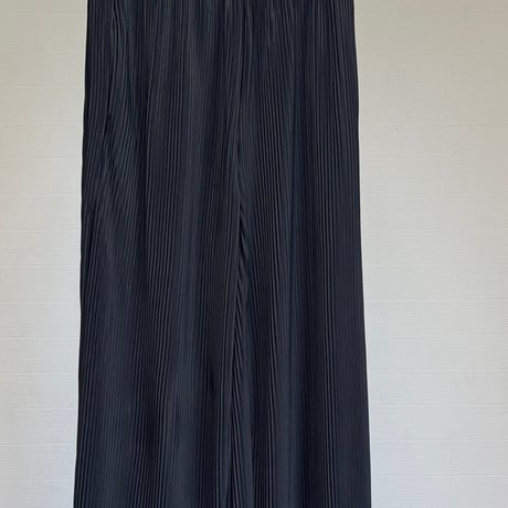 factory sample pleats shirt + pants black