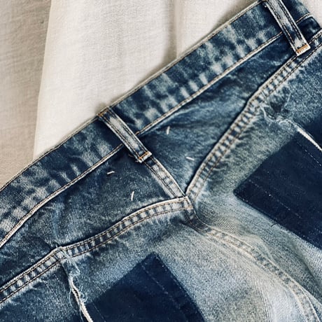 maison margiela "再構築" denim pants