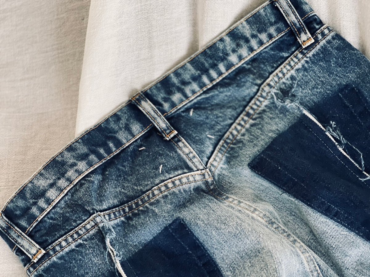 メゾンマルジェラ パネル 再構築デニム 36 maison margiela 