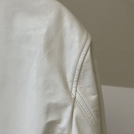 新品 mm6 maison margiela 2020ss leather jacket