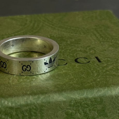 gucci adidas silver ring 23号