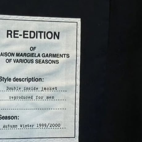 maison margiela inside out jacket