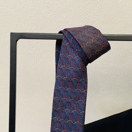 setup suit + hermes necktie #11