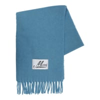 marni alpaca muffler light blue