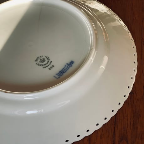 royal copenhagen vintage full lace plate 19cm #6