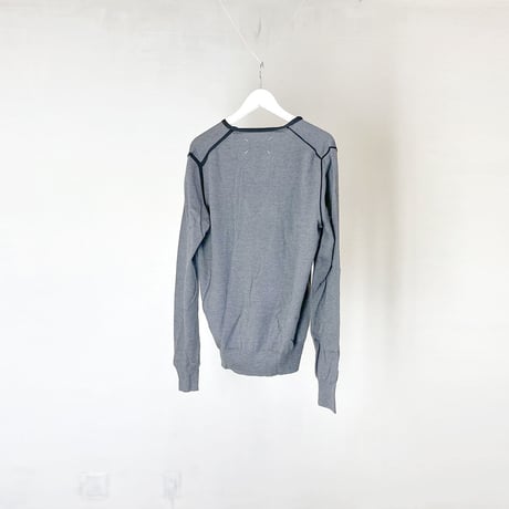 新品 maison margiela knit gray XL