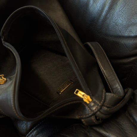 loewe leather bag "anton" black