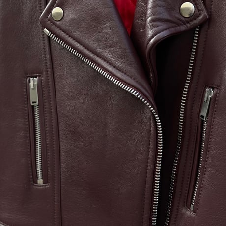 celine leather jacket