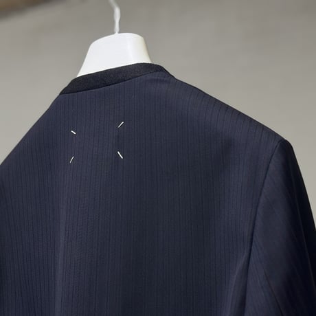 maison margiela collar less jacket
