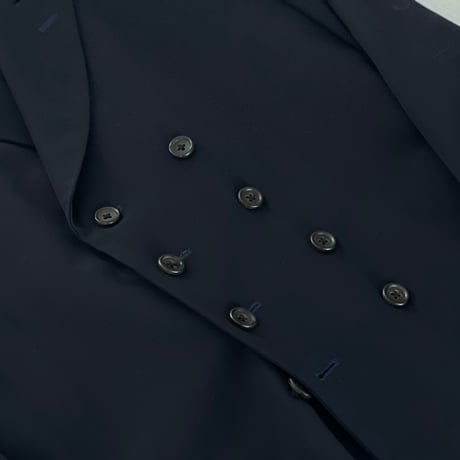 yohji yamamoto pour homme 8 button double jacket