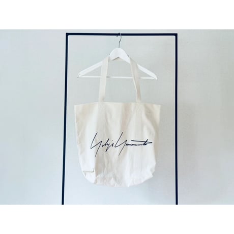 yohji Yamamoto signature tote logo bag