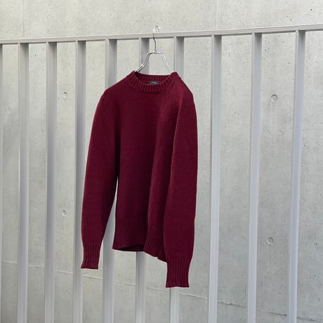 jilsander bordeaux knit