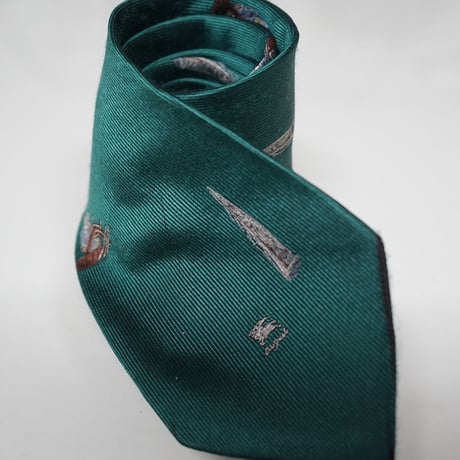 BURBERRY neck tie green