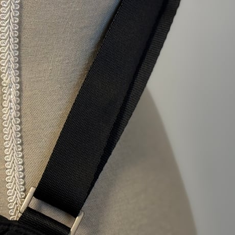 prada nylon logo shoulder bag black A