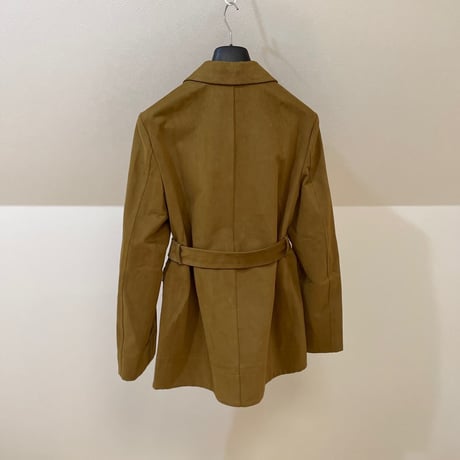 新品 jilsander 2020ss belted coat brown 40
