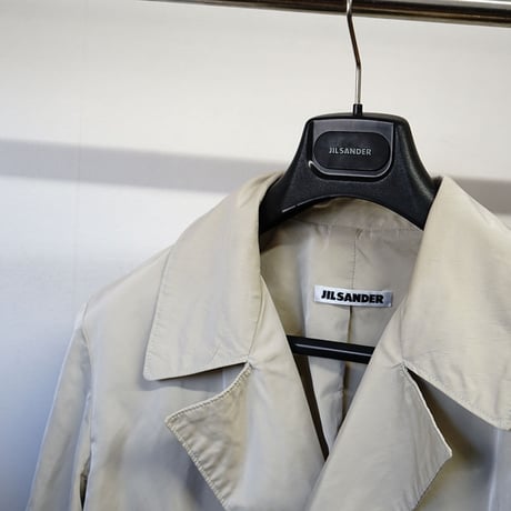 jilsander silk spring coat