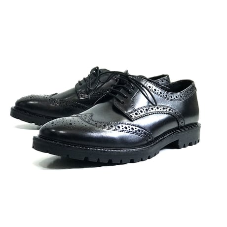 新品 made in Italy wing tip dress shose