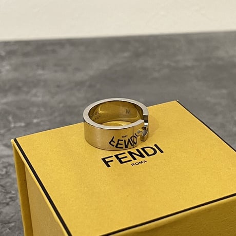新品 fendi 2021ss silver ring 20号
