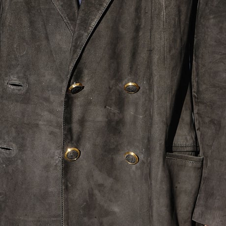 LOEWE leather double jacket