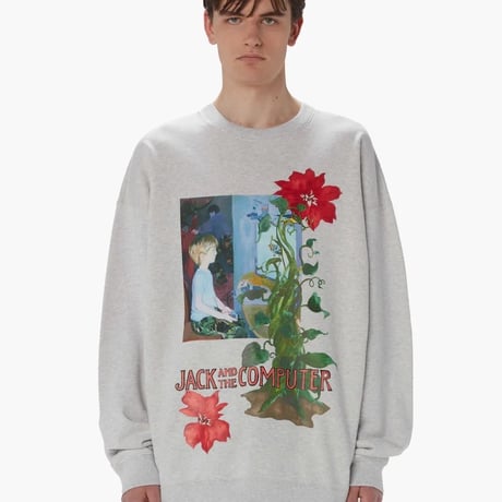 新品 jw anderson 2024aw "Jack and the Computer" sweat L