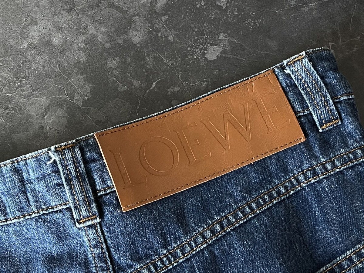 LOEWE 生っ 23 FW アナグラム デニム パズル ロエベ 新作 24ss