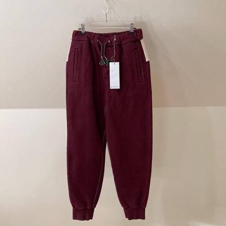 新品 marni 2020aw eazy pantd bordeaux