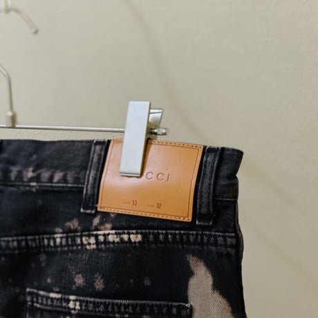 新品 gucci 2017 resort collection bleach denim