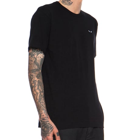 新品 play comme des garcons tops black×black L