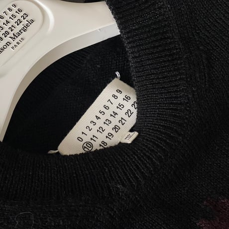 maison margiela 肉厚 embroidery knit M