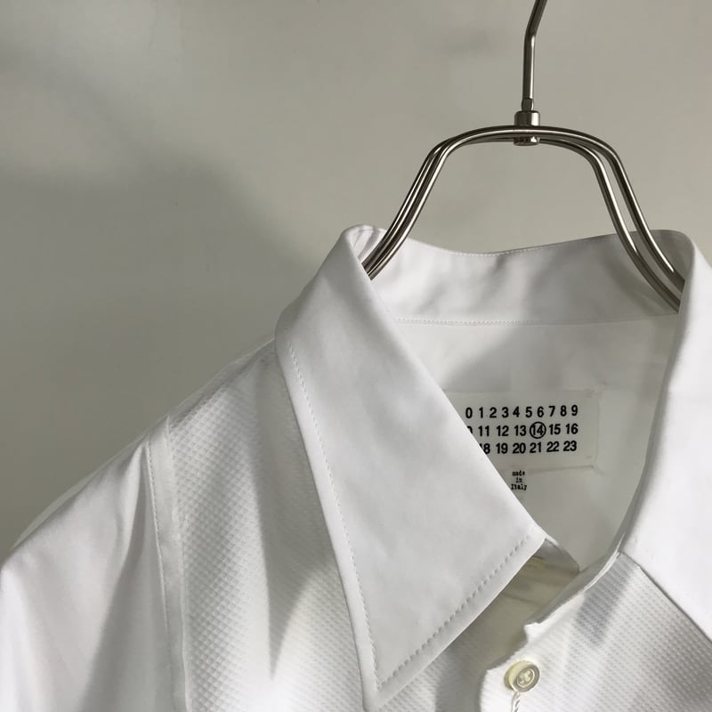 トップス Maison Margiela 2019ss tack dress shirt 新品 maison margiela 2019ss tack dress shirt whit