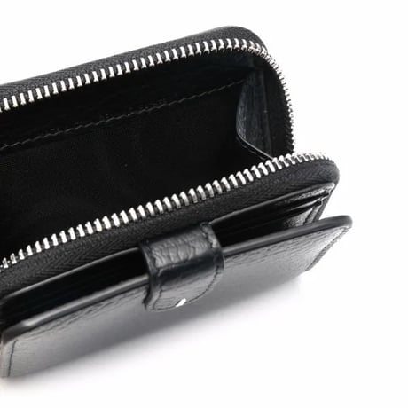 新品 maison margiela leather wallet black