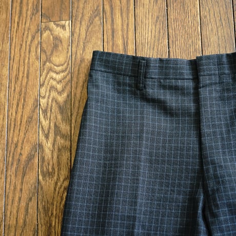 80-90s vintage check set up suit