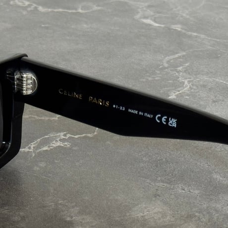 新品 celine 2024ss logo monochrome sunglass