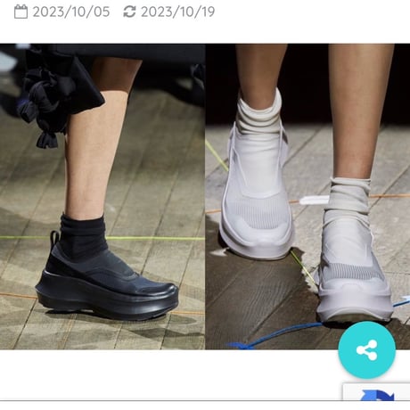 新品 comme des garcons × salomon platform slipon 42