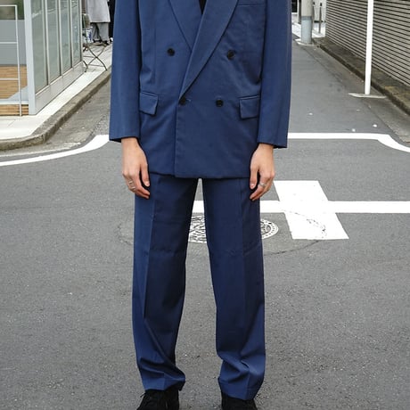 Christian Dior doubole set up suit blue