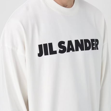 新品 jilsander over size logo tops L