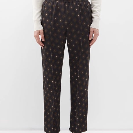 新品 needles 2022aw jacquard track pants black S