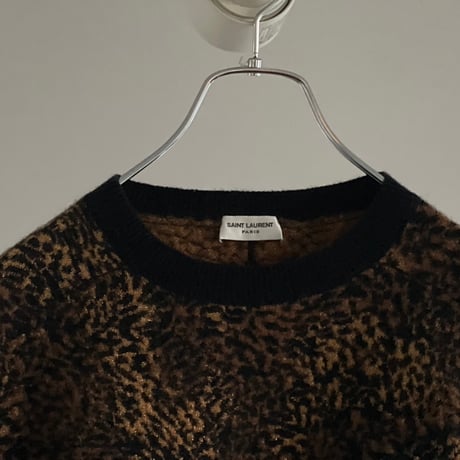 saint laurent 2020aw mohair angola knit